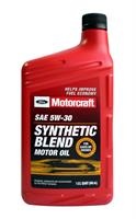 Масло моторное полусинтетическое Synthetic Blend Motor Oil 5W-30, 1л