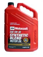 Масло моторное полусинтетическое Synthetic Blend Motor Oil 5W-30, 5л